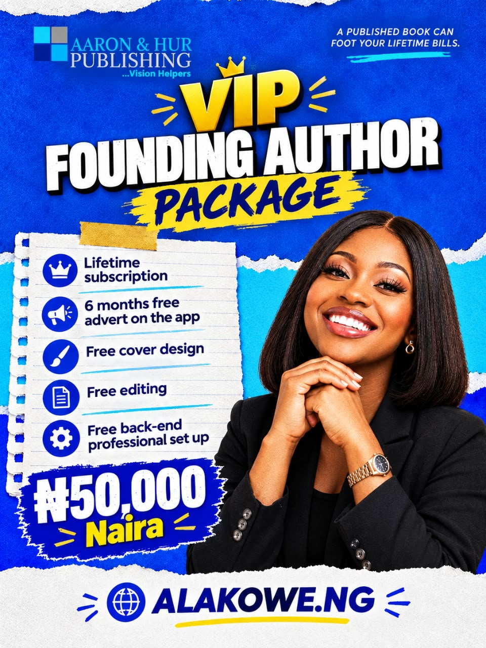 VIP Founding Author Package promotional artwork
